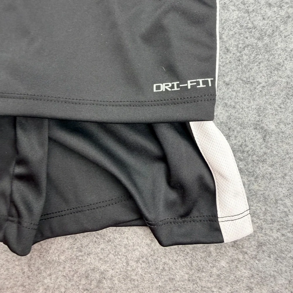 Nike Dri-FIT Boys Size 7 Black White T-Shirt Shorts 2 Piece Athletic Set NWT